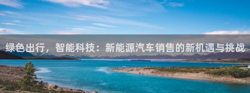 新宝gg登录注册:绿色出行,智能科技:新能源汽车销售的新机遇