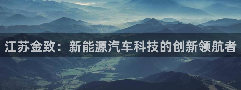 新宝gg维护:江苏金致:新能源汽车科技的创新领航者